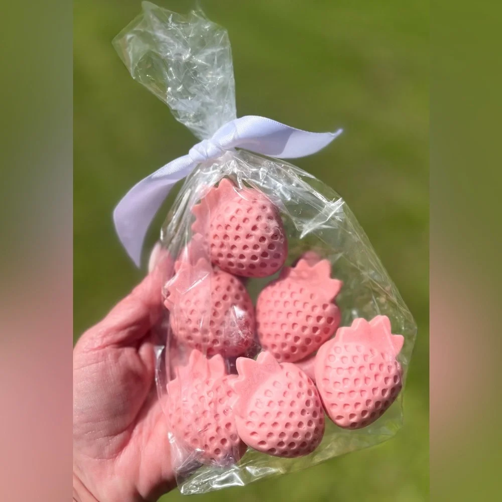 Hand Crafted Strawberry- Soap | Gift | Decorative Soap
